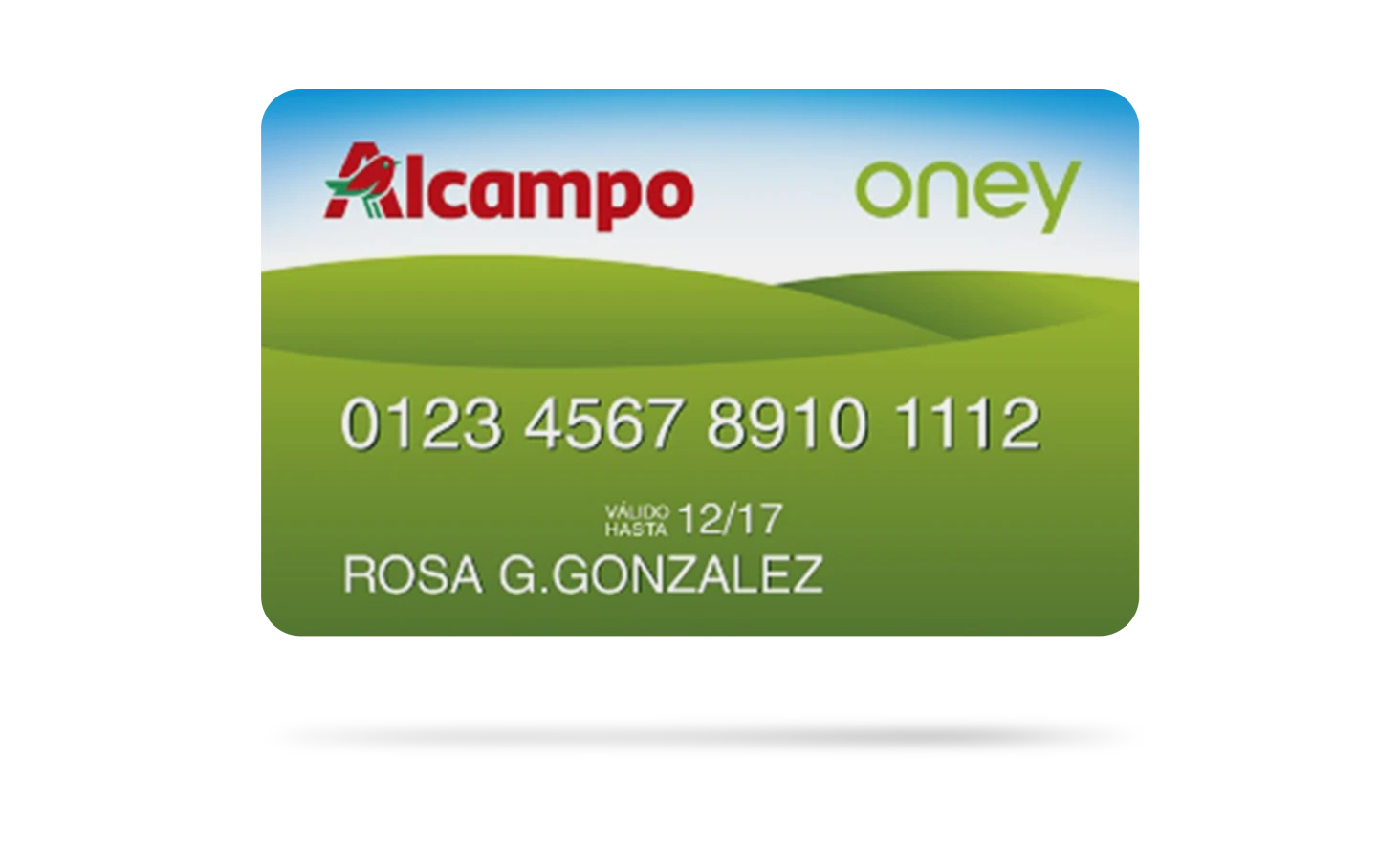 Tarjeta Alcampo Oney