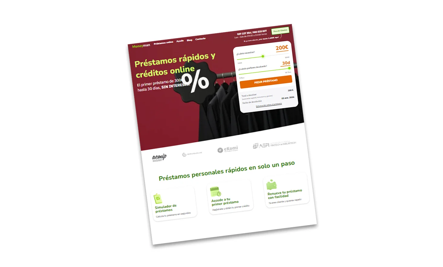 prestamos con moneyman